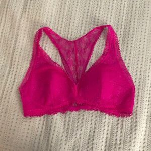 Like new Hot pink bralette size medium